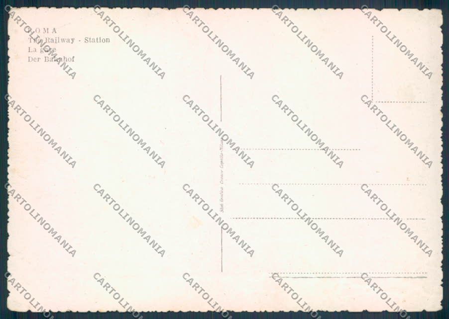 Roma Città Stazione Termini Foto FG cartolina ZF8097 – retro