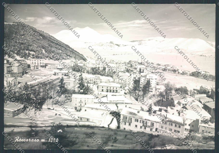 L'Aquila Roccaraso Nevicata Foto FG cartolina ZF8112 – fronte