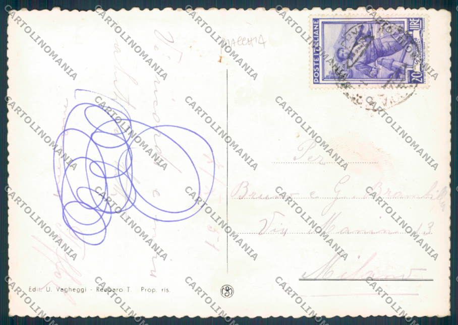Vicenza Recoaro Terme MACCHIA FG cartolina ZF8117 – retro