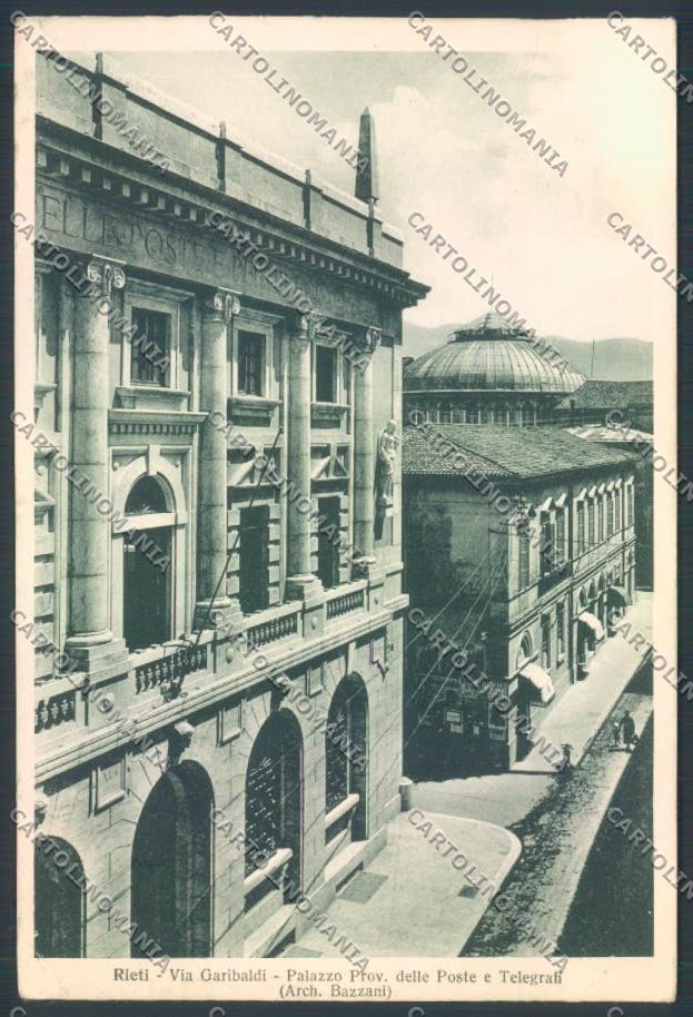 Rieti Città Posta PIEGHINE FG cartolina ZF8140 – fronte
