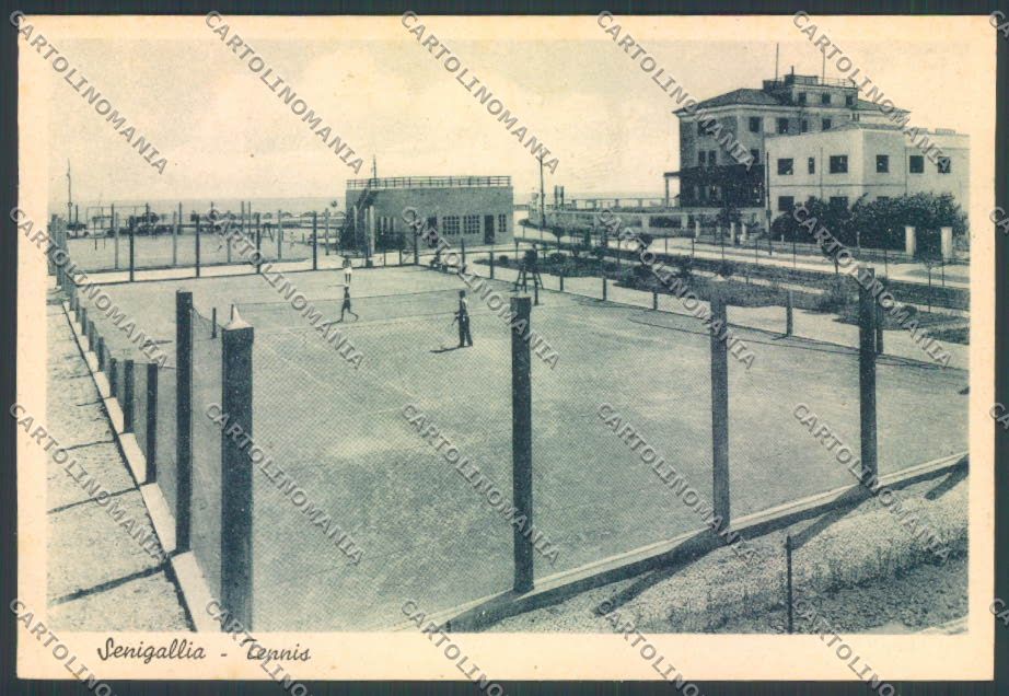 Ancona Senigallia Tennis FG cartolina ZF8174 – fronte