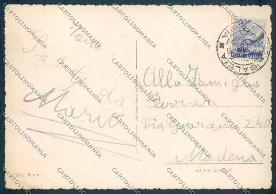 Ancona Senigallia FG cartolina ZF8178 – retro