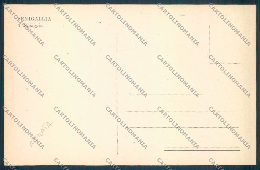Ancona Senigallia RIFILATA FG cartolina ZF8188 – retro