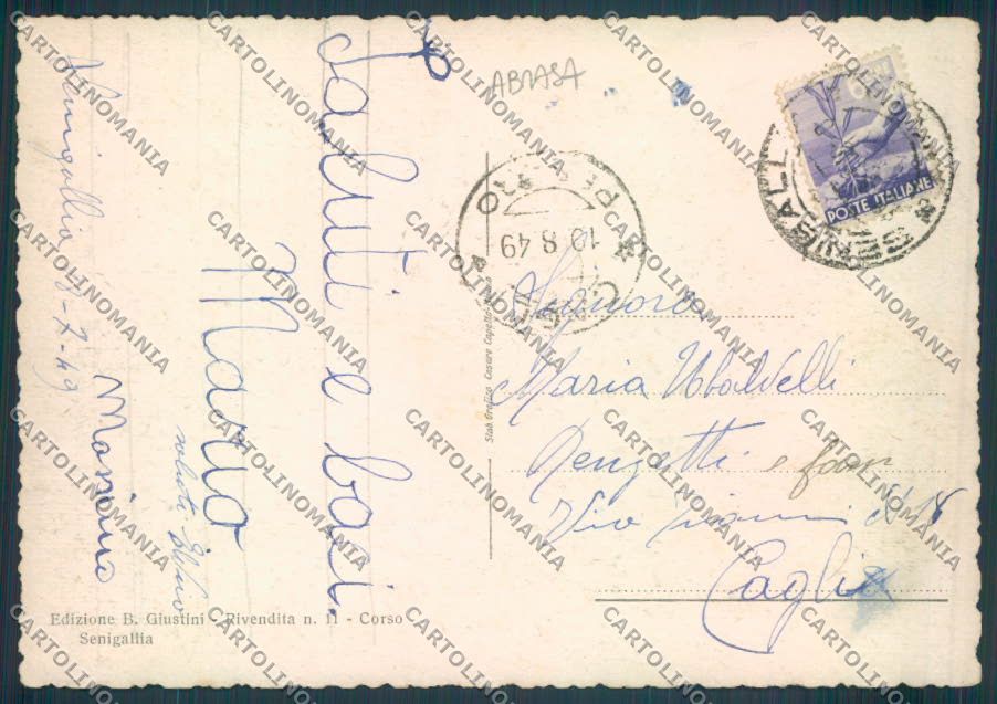 Ancona Senigallia ABRASA FG cartolina ZF8195 – retro
