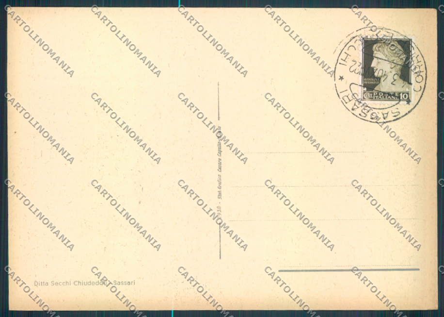 Sassari Città FG cartolina ZF8222 – retro