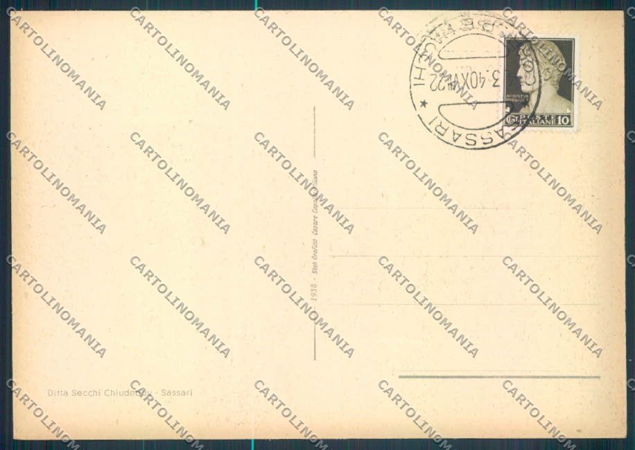 Sassari Città FG cartolina ZF8223 – retro