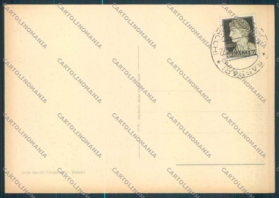 Sassari Città FG cartolina ZF8225 – retro