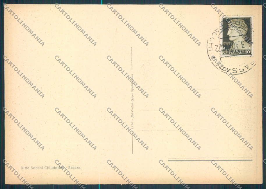 Sassari Città FG cartolina ZF8226 – retro
