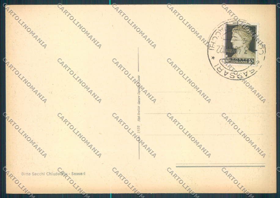 Sassari Città FG cartolina ZF8228 – retro