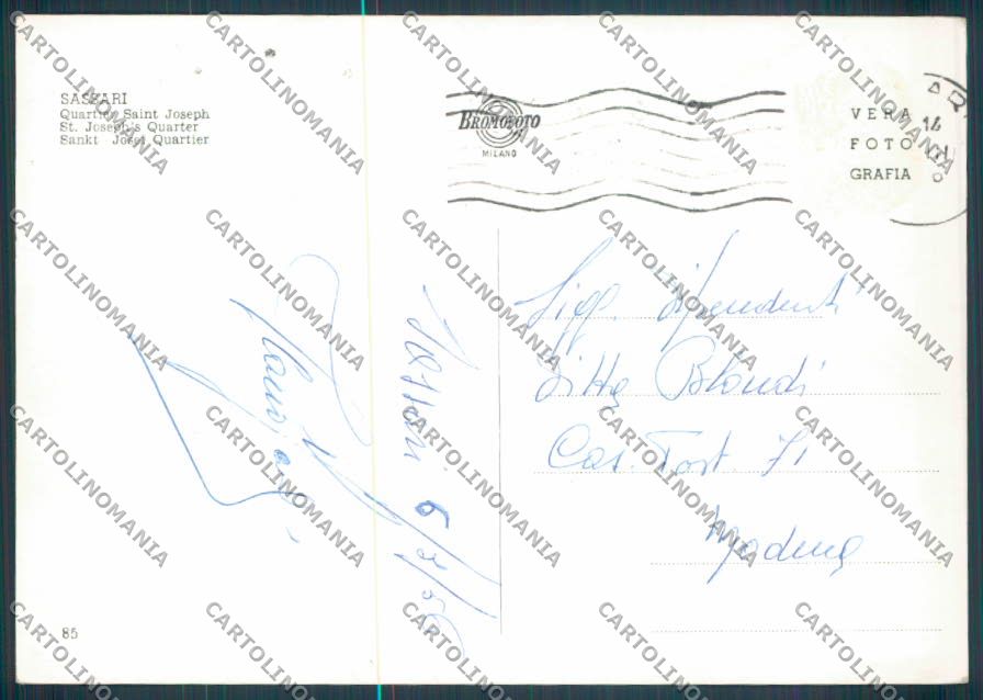 Sassari Città Foto FG cartolina ZF8242 – retro