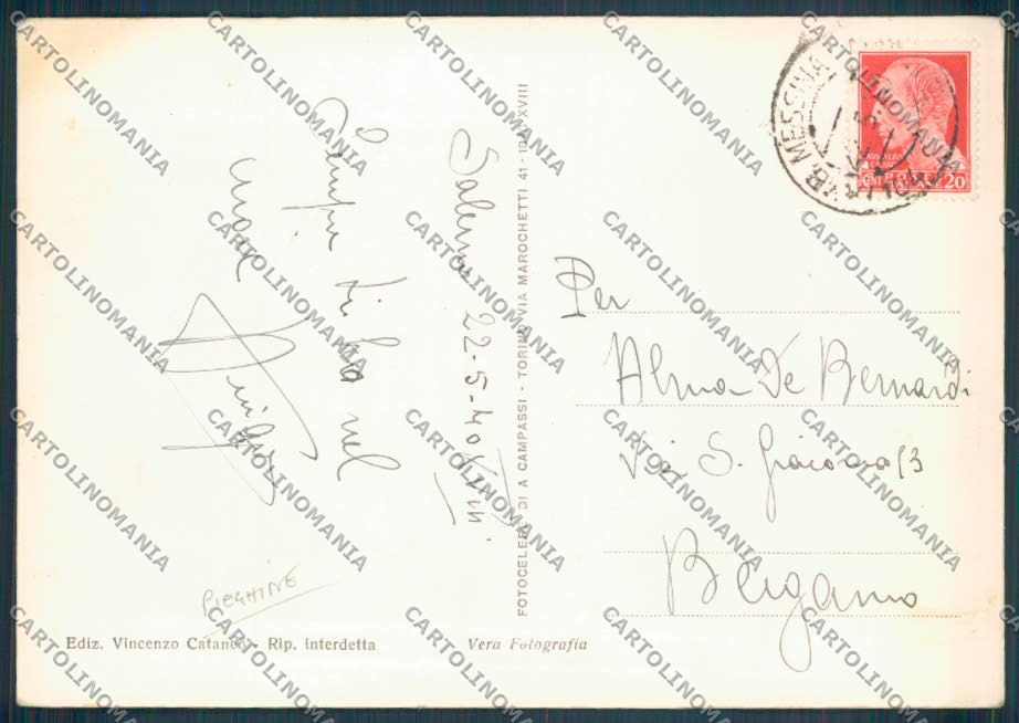Salerno Città PIEGHINE Foto FG cartolina ZF8254 – retro