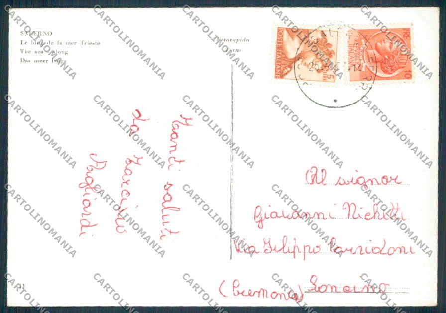 Salerno Città Foto FG cartolina ZF8256 – retro