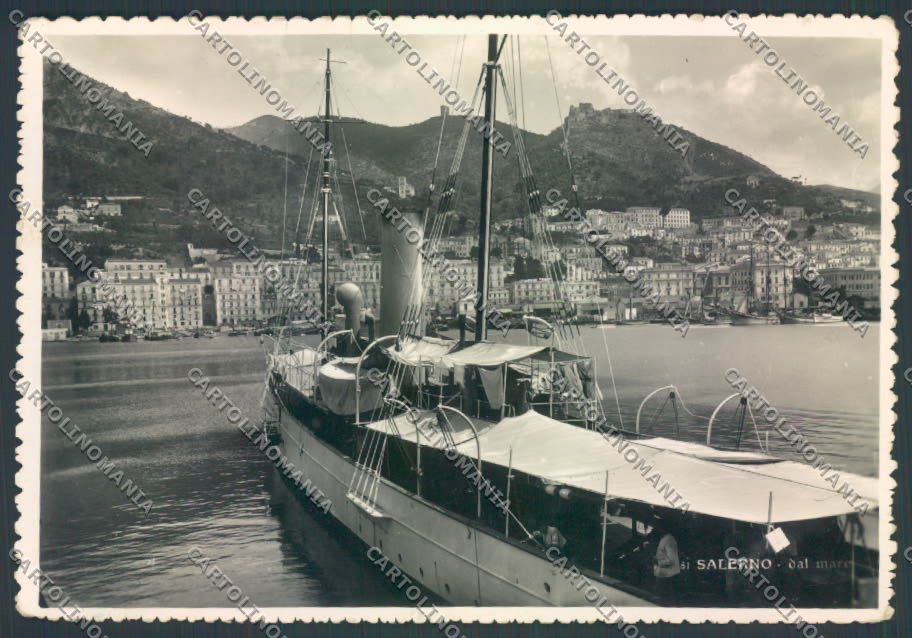 Salerno Città Nave Foto FG cartolina ZF8262 – fronte