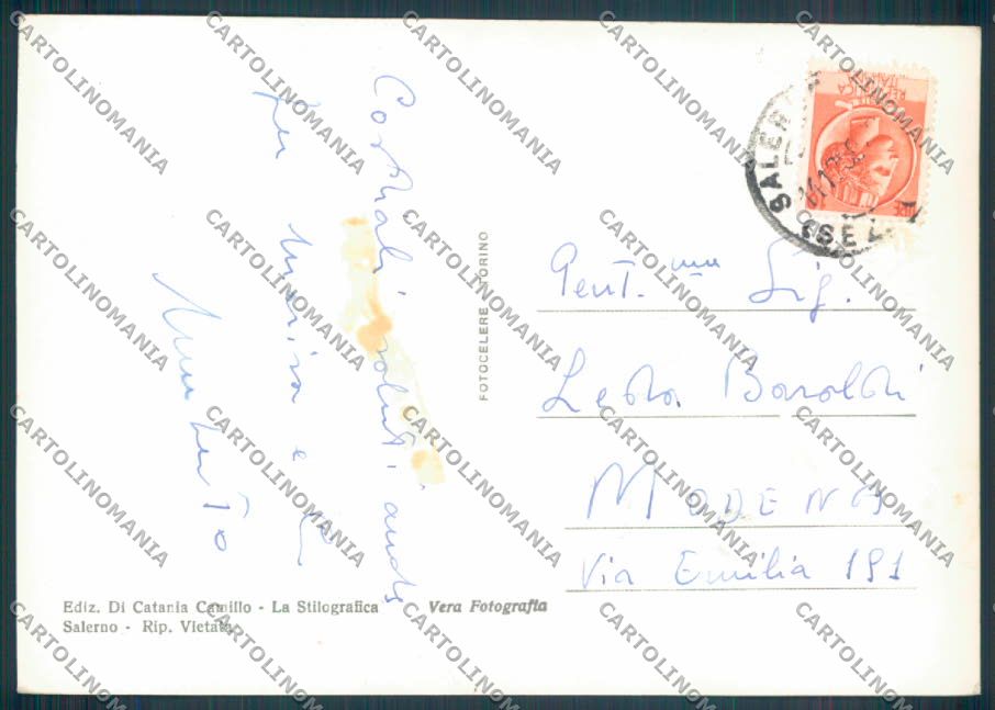 Salerno Città Foto FG cartolina ZF8267 – retro