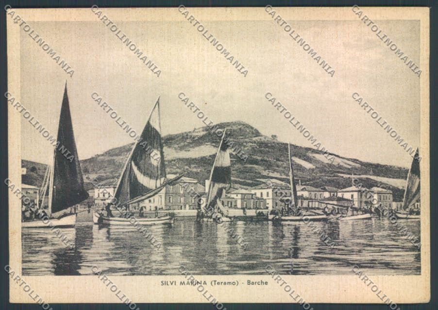 Teramo Silvi Marina Barca Foto FG cartolina ZF8294 – fronte