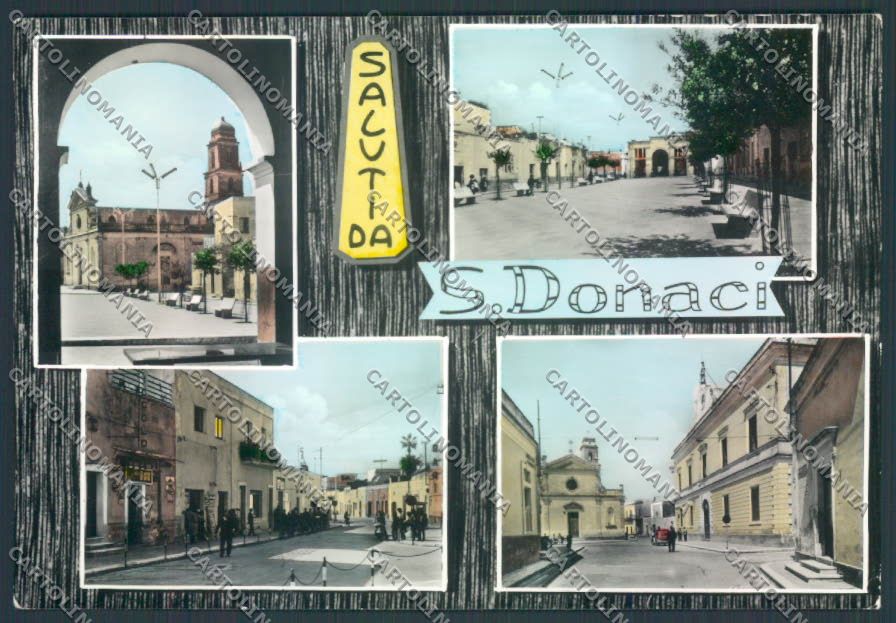 Brindisi Donaci Saluti da Foto FG cartolina ZF8297 – fronte