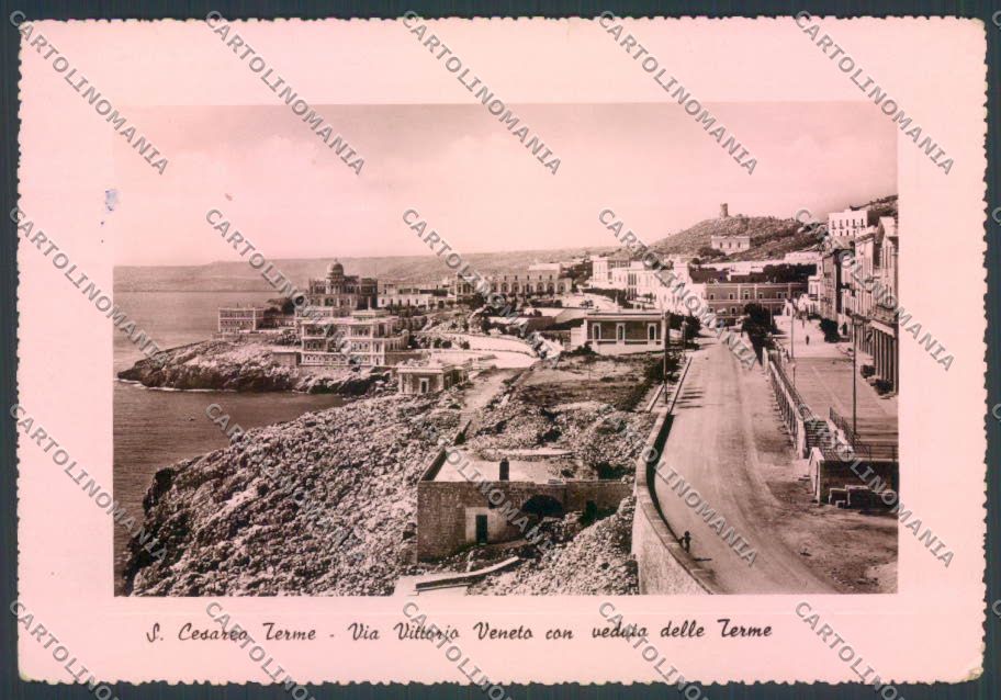 Lecce Santa Cesarea Terme Foto FG cartolina ZF8299 – fronte