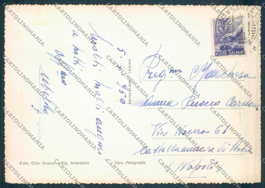 Lecce Santa Cesarea Terme Foto FG cartolina ZF8299 – retro