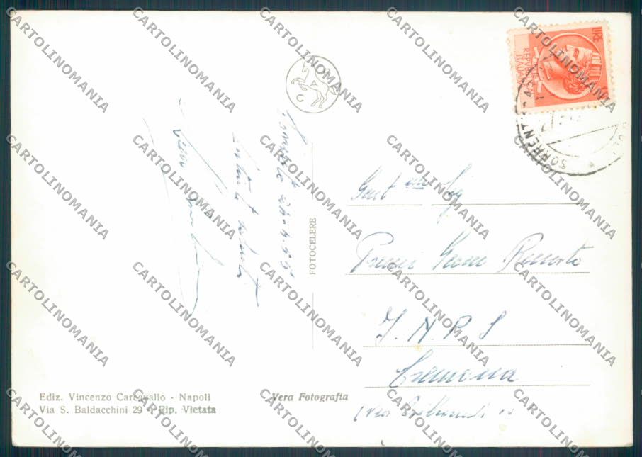 Napoli Sorrento Foto FG cartolina ZF8305 – retro