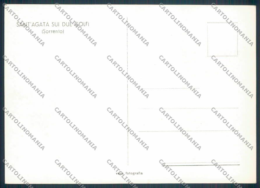 Salerno Sapri Sant'Agata sui due Golfi Foto FG cartolina ZF8306 – retro