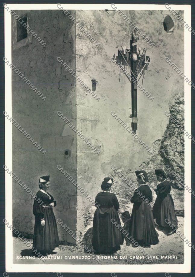 L'Aquila Scanno Costumi d'Abruzzo Foto FG cartolina ZF8319 – fronte