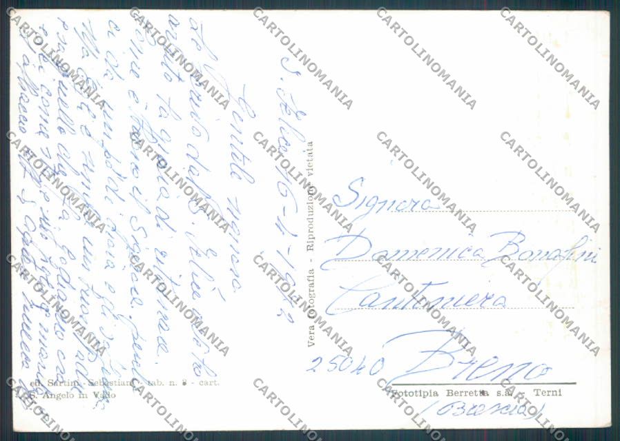 Pesaro Sant'Angelo in Vado Foto FG cartolina ZF8325 – retro
