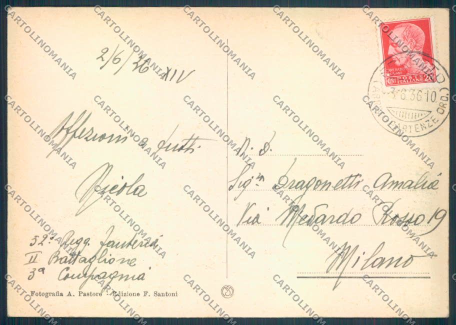 Perugia Spoleto FG cartolina ZF8329 – retro