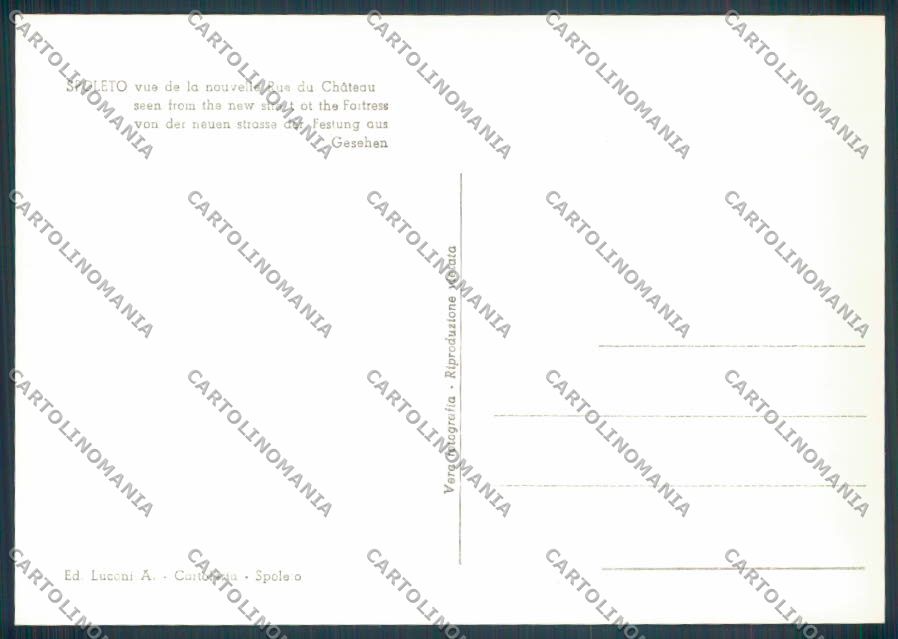 Perugia Spoleto Foto FG cartolina ZF8332 – retro