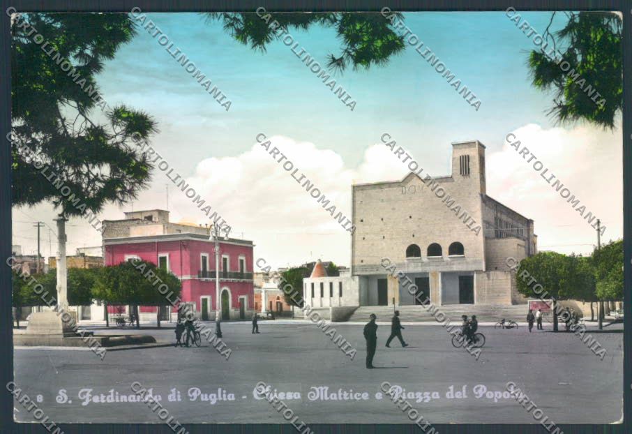 Bari Barletta San Ferdinando di Puglia PIEGA Foto FG cartolina ZF8352 – fronte