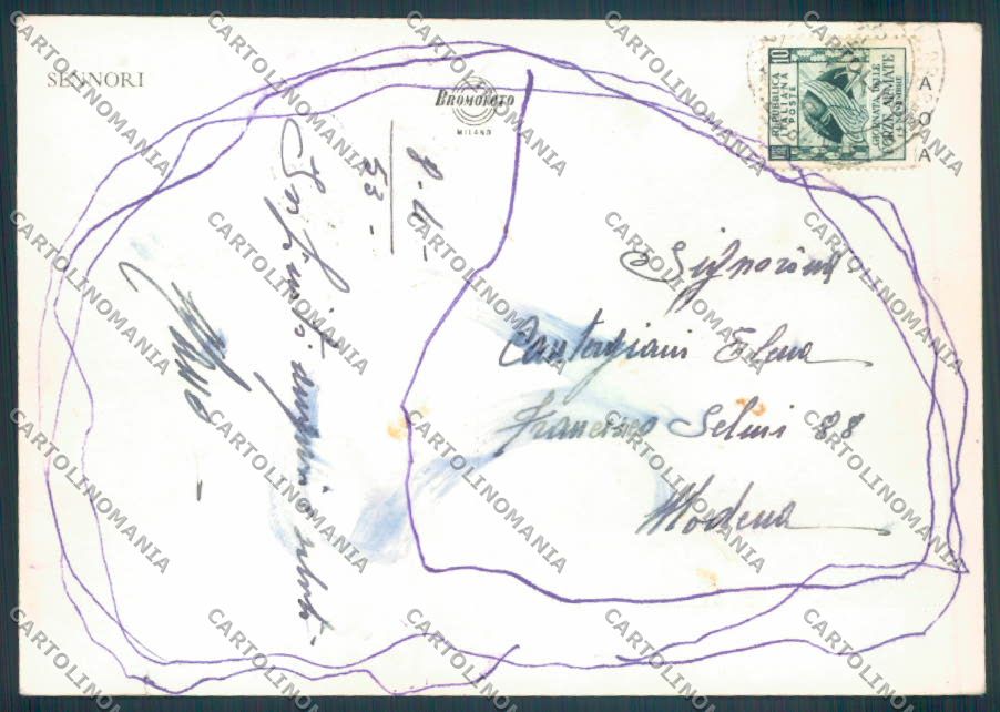 Sassari Sennori Costumi Sardi Foto FG cartolina ZF8371 – retro