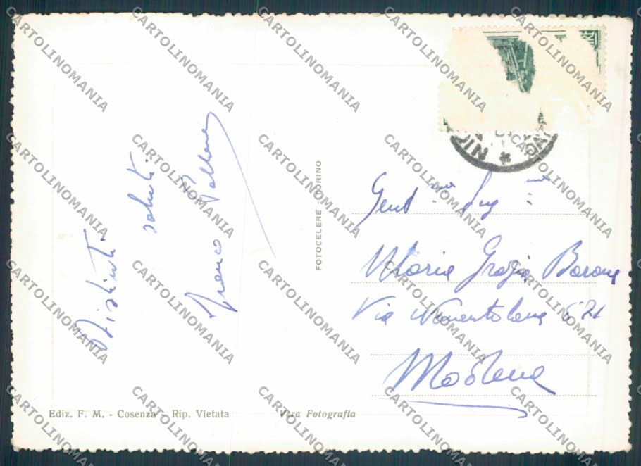 Cosenza Sila Foto FG cartolina ZF8375 – retro