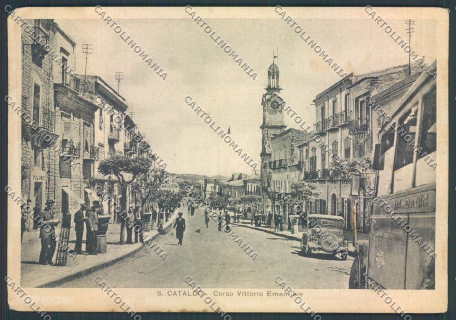 Caltanissetta San Cataldo ABRASA FG cartolina ZF8377 – fronte