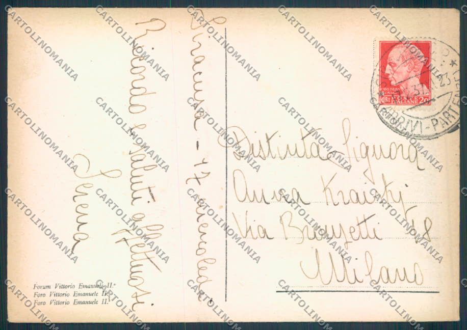Siracusa Città Barca FG cartolina ZF8386 – retro