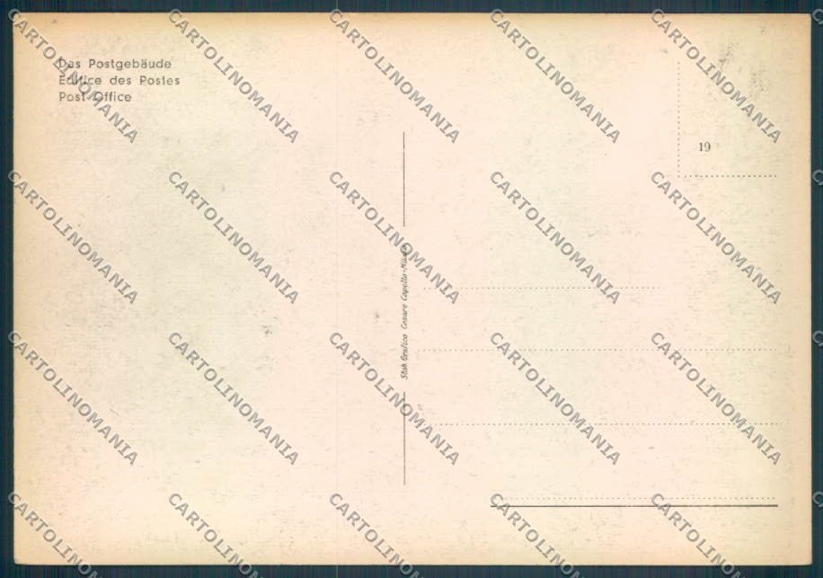 Siracusa Città Posta STRAPPINI PIEGHINE FG cartolina ZF8392 – retro