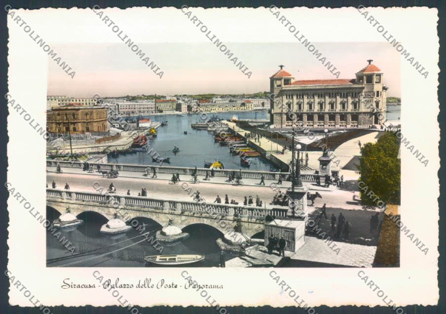 Siracusa Città Posta Foto FG cartolina ZF8396 – fronte