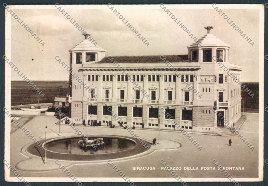 Siracusa Città Posta PIEGHINE Foto FG cartolina ZF8400 – fronte