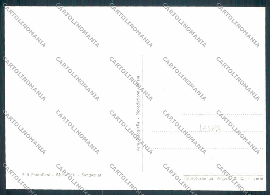 Terni Sangemini FG cartolina ZF8405 – retro
