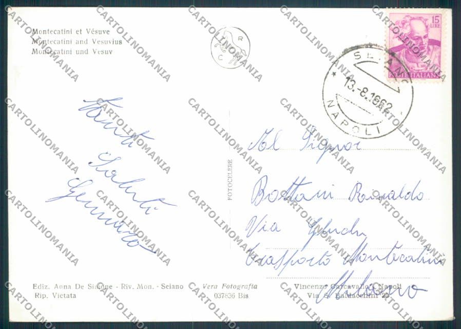 Napoli Seiano Foto FG cartolina ZF8427 – retro