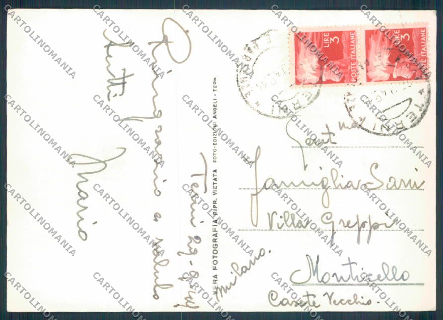 Terni Città Foto FG cartolina ZF8478 – retro