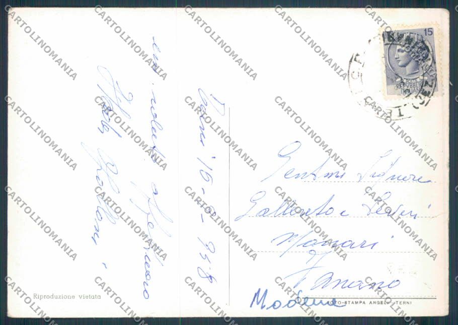 Terni Città Foto FG cartolina ZF8479 – retro