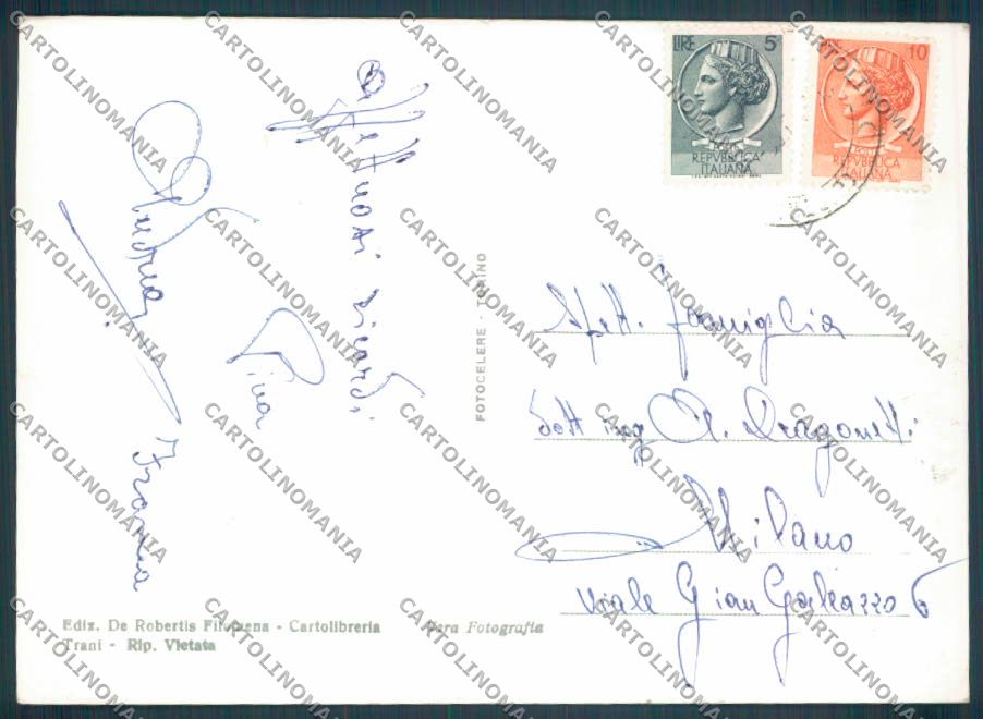 Bari Trani Foto FG cartolina ZF8501 – retro