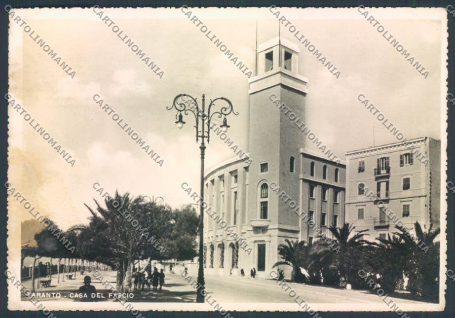 Taranto Città MACCHIA PIEGHINA Foto FG cartolina ZF8521 – fronte