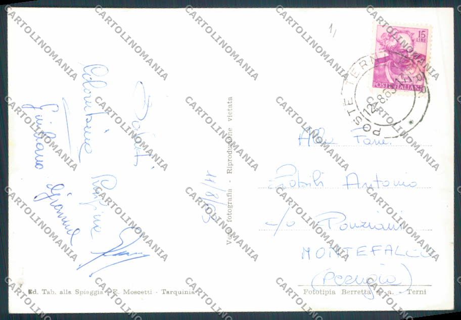 Viterbo Tarquinia Foto FG cartolina ZF8579 – retro