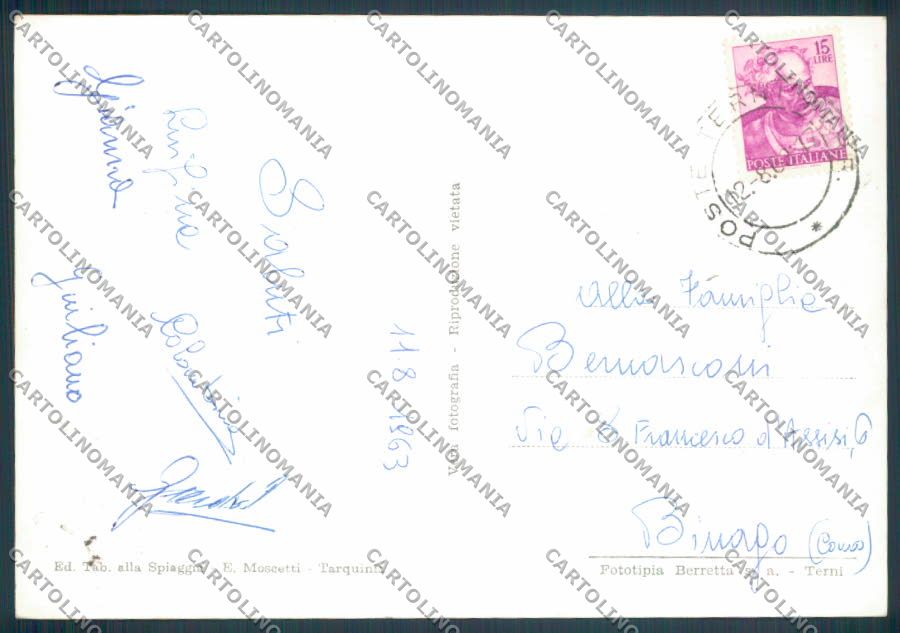 Viterbo Tarquinia Foto FG cartolina ZF8580 – retro