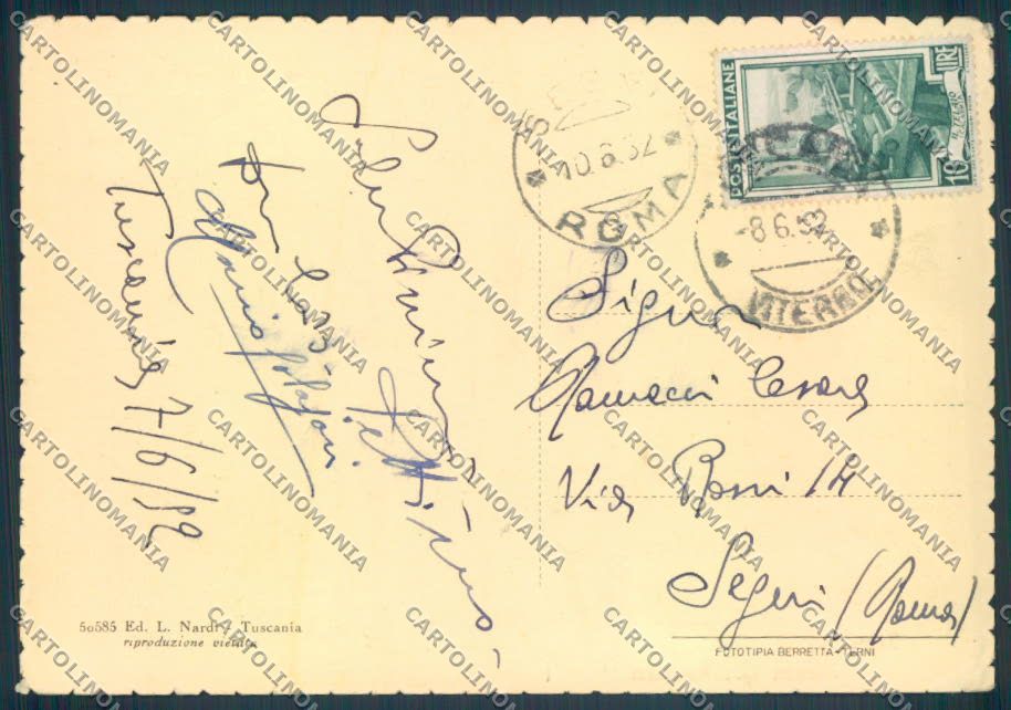 Viterbo Tuscania FG cartolina ZF8596 – retro