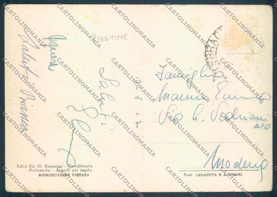 Latina Terracina PIEGHINE FG cartolina ZF8602 – retro