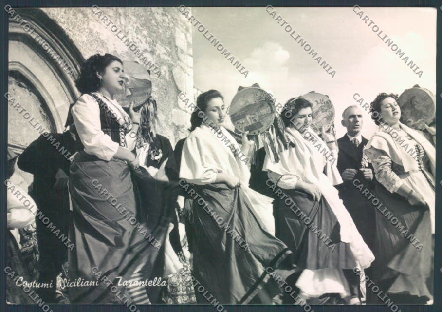 Messina Taormina Costumi Siciliani Foto FG cartolina ZF8614 – fronte
