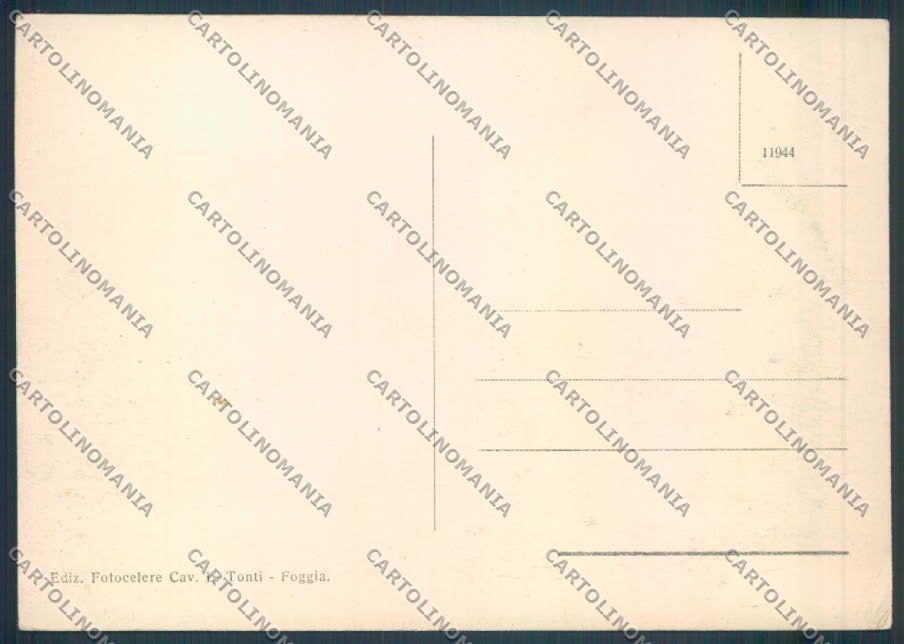 Foggia Tavernola FG cartolina ZF8621 – retro