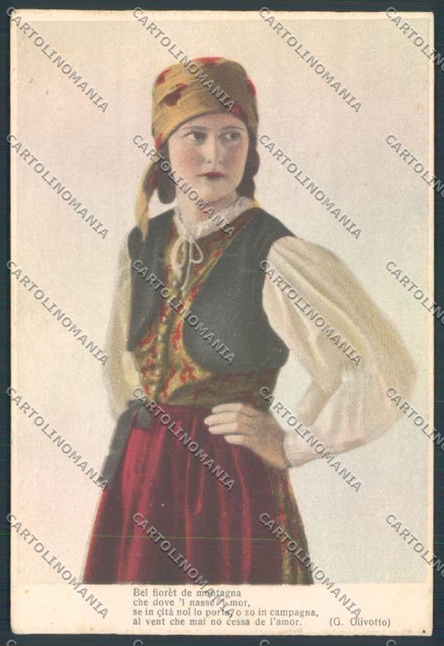 Udine Costumi FG cartolina ZF8655 – fronte