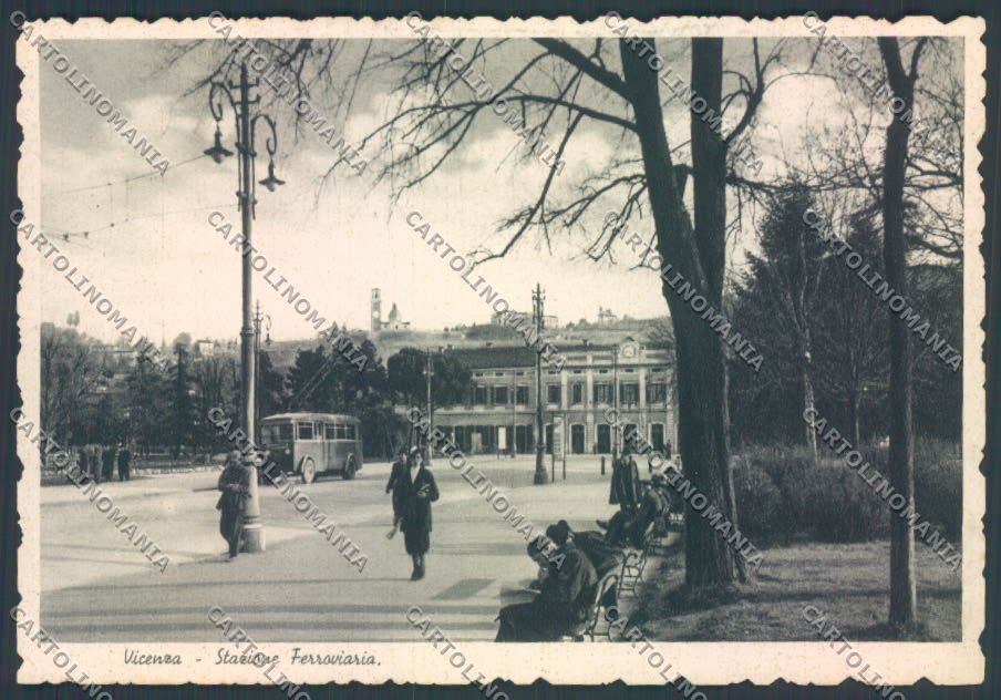 Vicenza Città Filovia Stazione FG cartolina ZF8690 – fronte